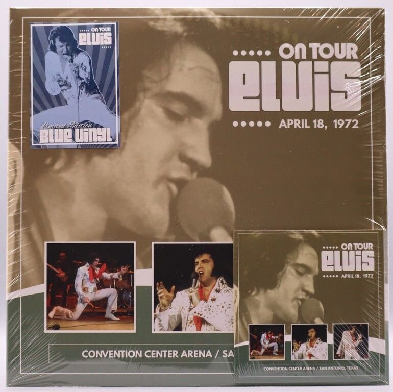 Elvis On Tour 18th April 1972 San Antonio (BLUE VINYL 2LP &amp; CD)