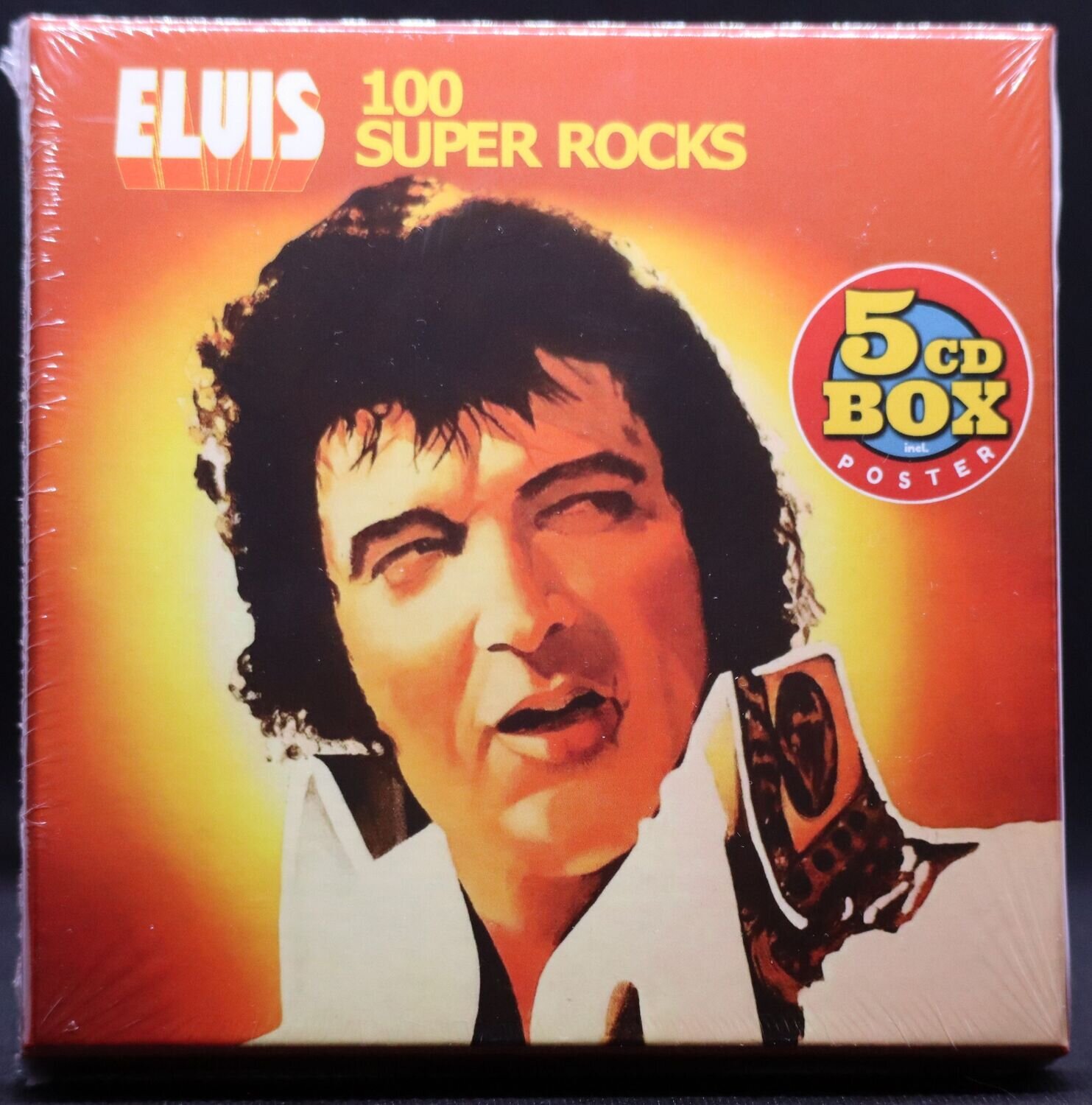 Elvis 100 Super Rocks (5cd box Set) AUSTRALIAN Version