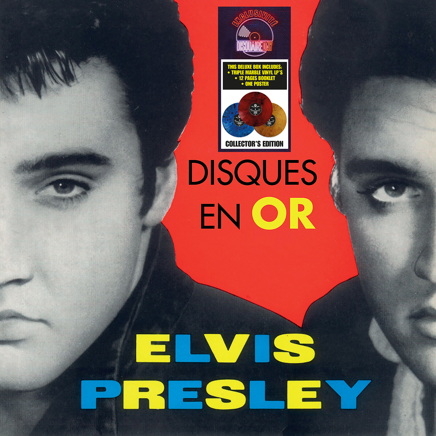 Elvis Presley - Les Disque En Or , French RSD Release 2022 3 LP