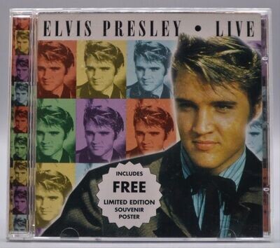 Elvis Presley Live ( includes Bonus poster)