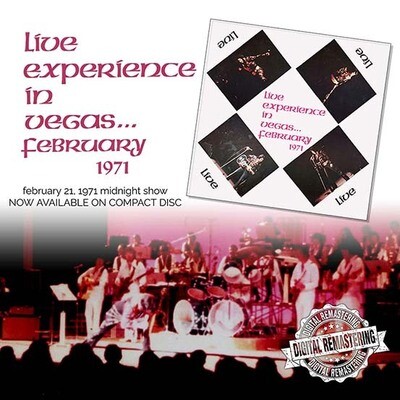 LIVE EXPERIENCE IN VEGAS FEBRUARY 1971