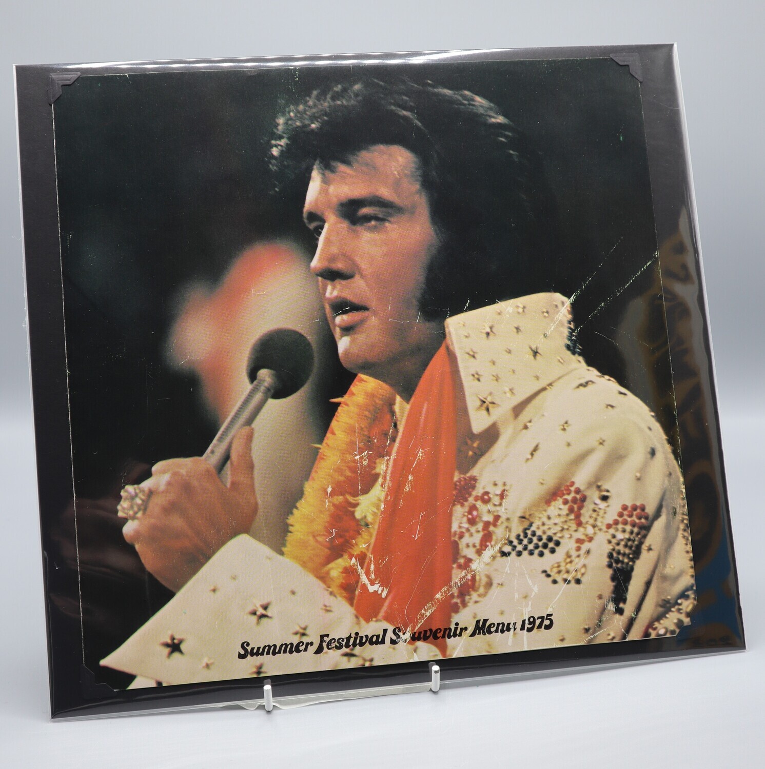 Summer Festival Souvenir Menu 1975 (cancelled shows Aug 75)