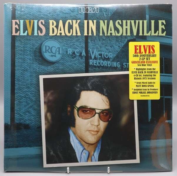 Elvis Back In Nashville ( Graceland Exclusive Sea Blue Vinyl)
