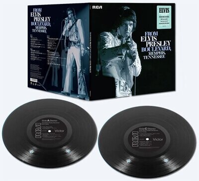 FROM ELVIS PRESLEY BOULEVARD FTD VINYL LP SET  (Black Vinyl)
