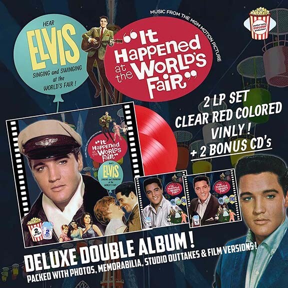 MUSIC FROM THE MGM MOTION PICTURE IT HAPPENED AT THE WORLD’S FAIR (Red Vinyl)