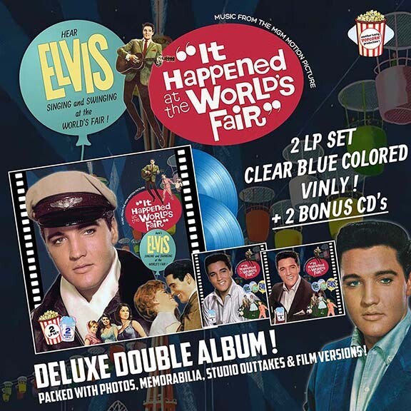 MUSIC FROM THE MGM MOTION PICTURE IT HAPPENED AT THE WORLD’S FAIR (Blue Vinyl)