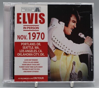 Elvis In Person Nov 1970