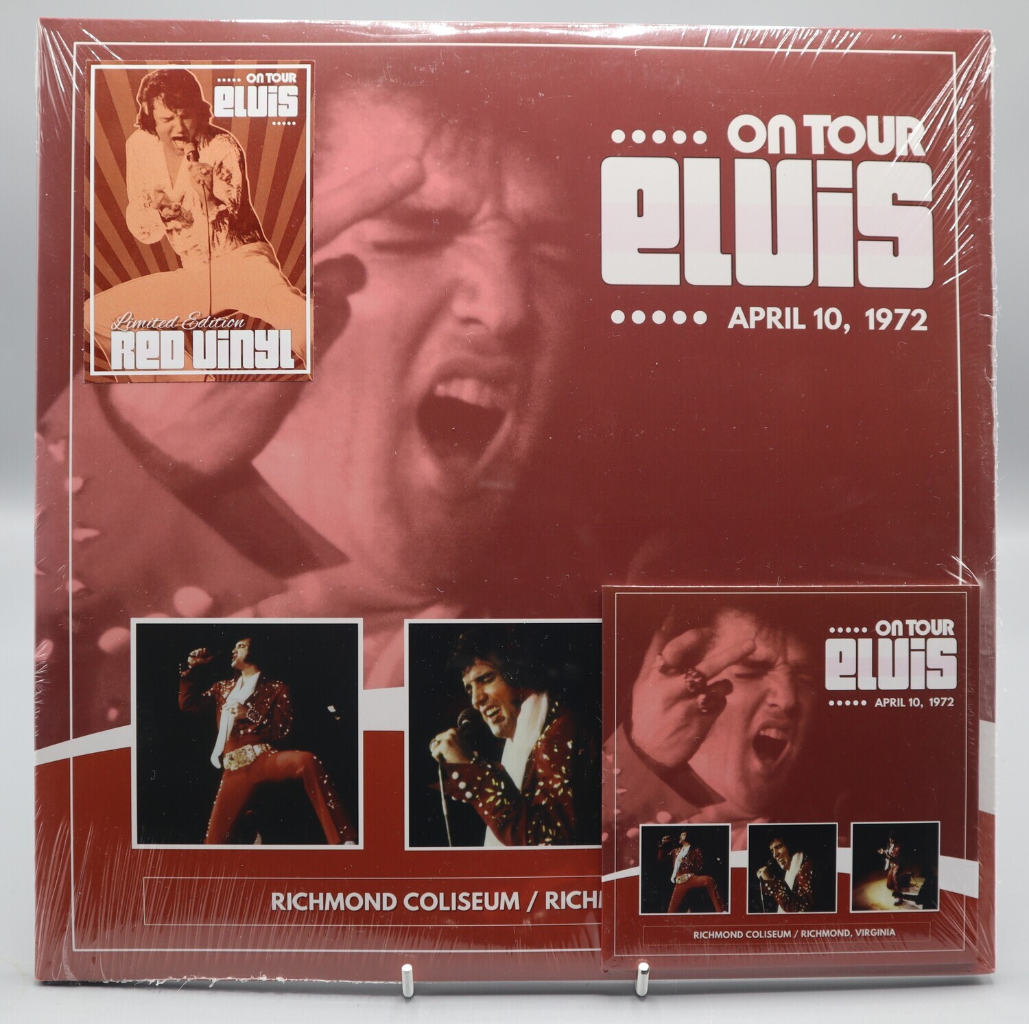Elvis On Tour April 10th 1972 Richmond Coliseum (Red Vinyl)