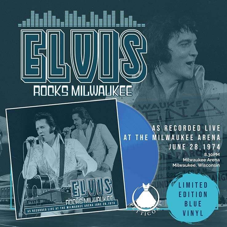 ELVIS ROCKS MILWAUKEE (Blue Vinyl)