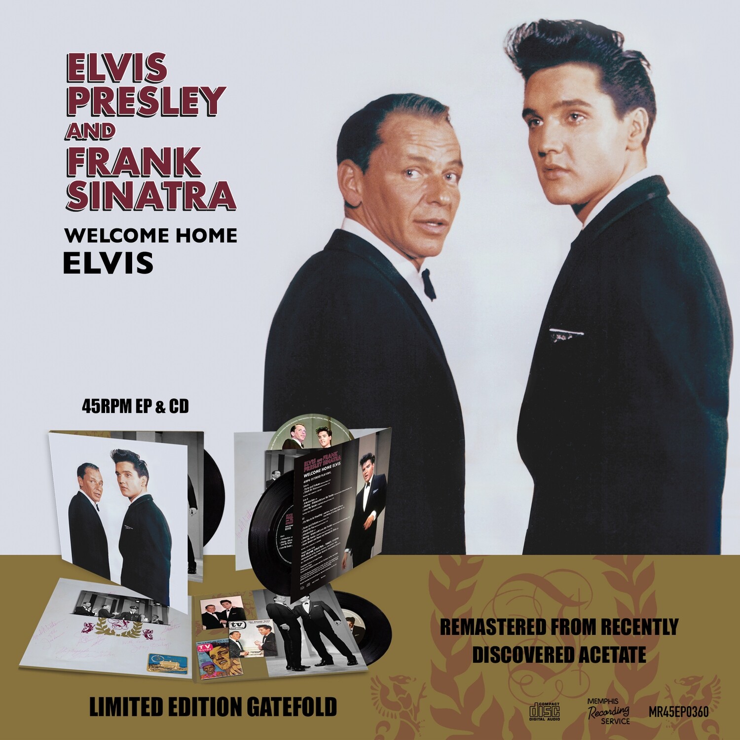 Elvis Presley &amp; Frank Sinatra – Welcome Home Elvis’ (Black Vinyl)
