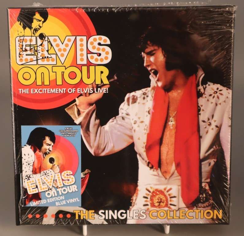Elvis On Tour The Singles Collection - Blue Vinyl