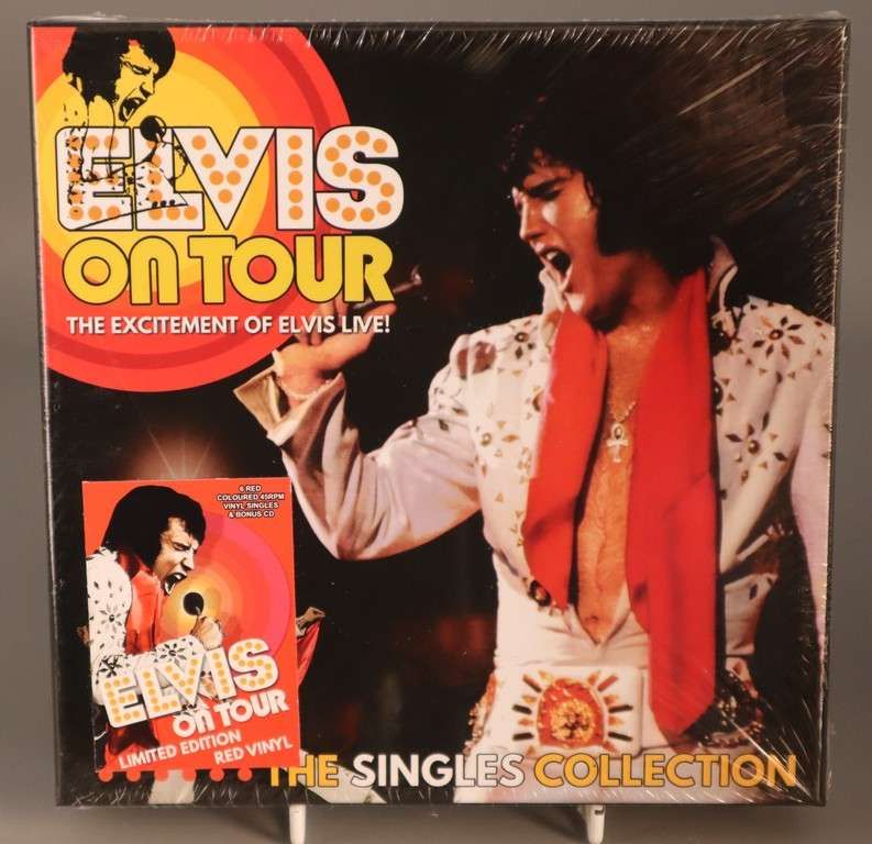 Elvis On Tour The Singles Collection - Red Vinyl