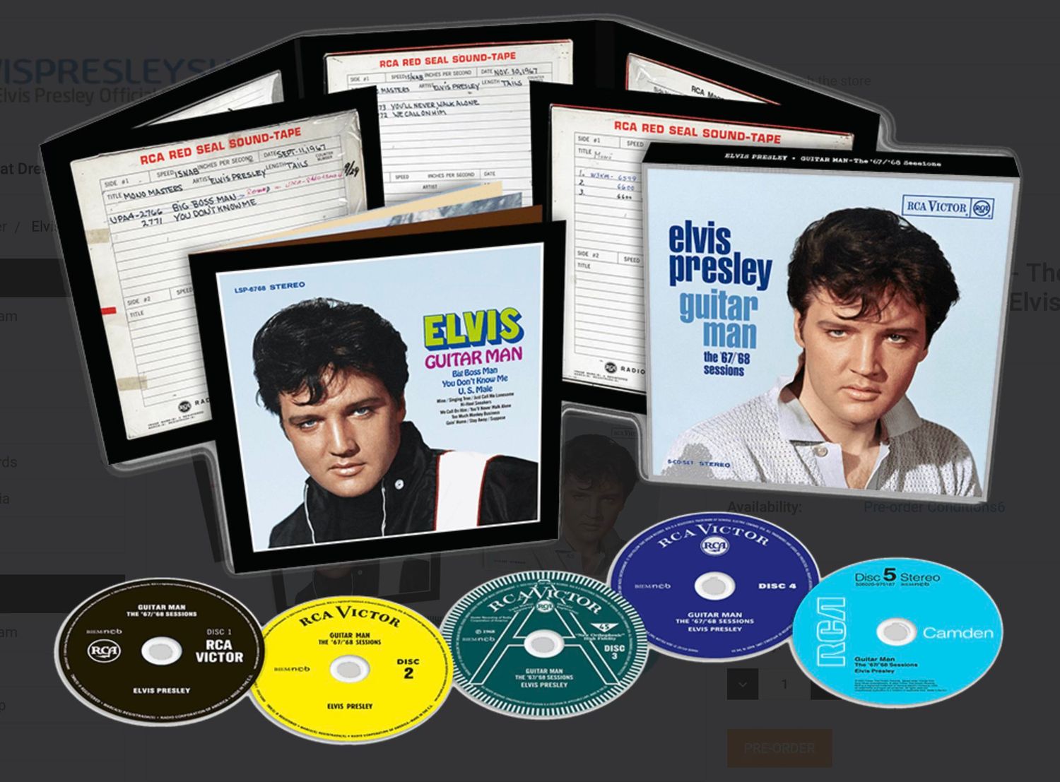 Elvis Presley: Guitar Man: The '67 / '68 Sessions' FTD: