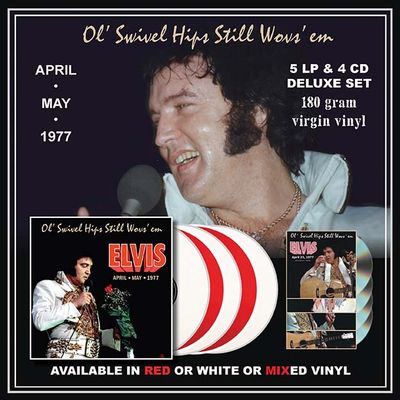 Ol’ Swivel Hips Still Wovs’ em (MIXED RED &amp; WHITE Vinyl 5 LP + 4 CD DELUXE BOX SET)