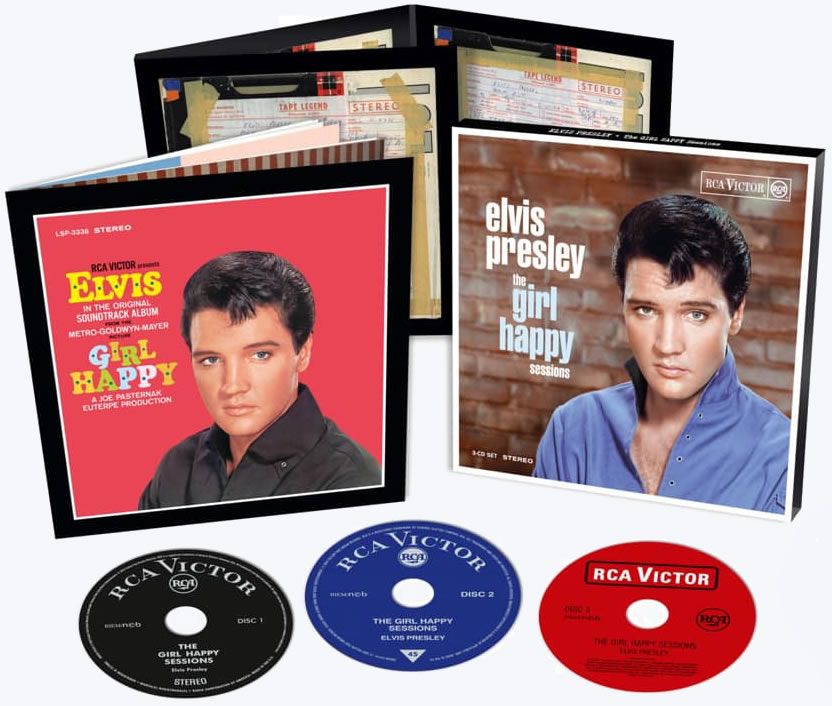 The Girl Happy Sessions 3 CD  FTD