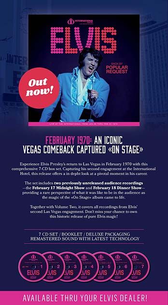 Elvis - Back By Popular Request" 7-CD Box Set!