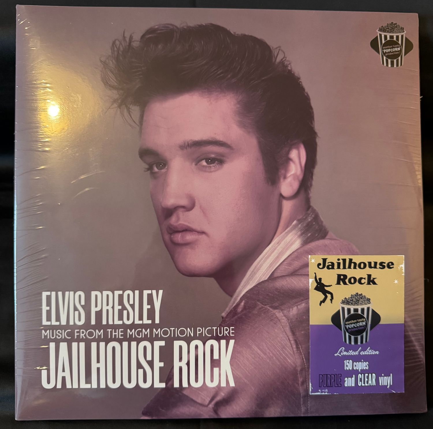 MUSIC FROM THE MGM MOTION PICTURE “JAILHOUSE ROCK”   PURPLE  &amp; CLEAR VINYL