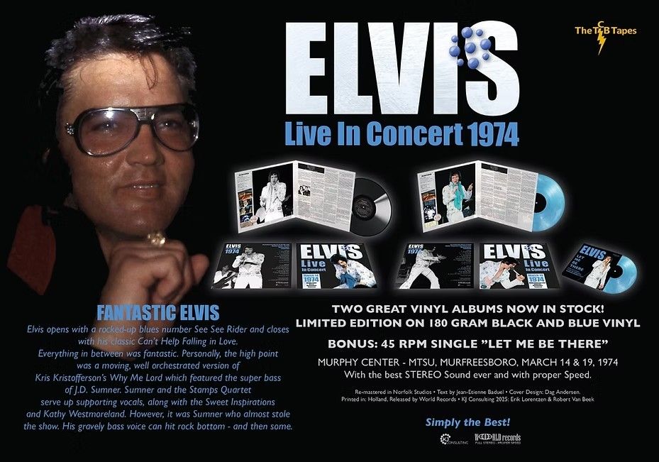Elvis Live In Concert 1974 - Murfreesboro March 14th &amp; 19th