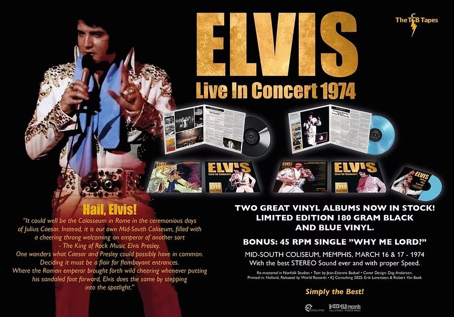 Elvis Live In Concert 1974 -March 16th &amp; 17th Memphis Tennessee