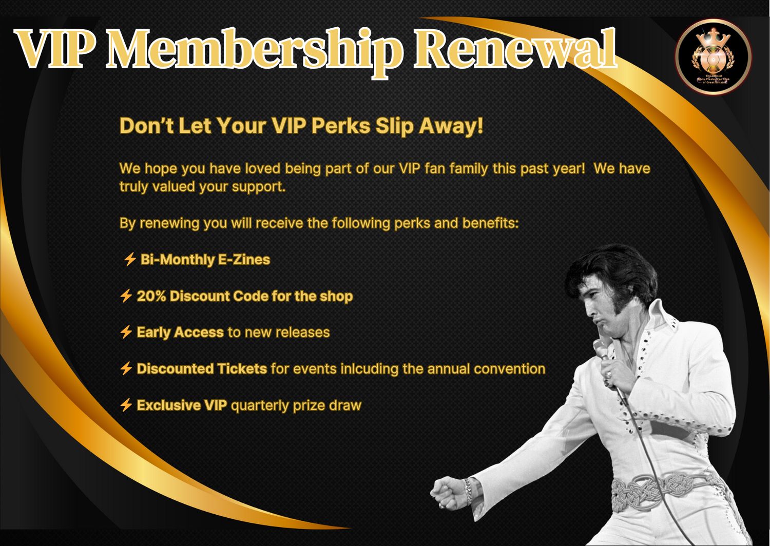 OEPFC VIP Fan Club Membership Renewal