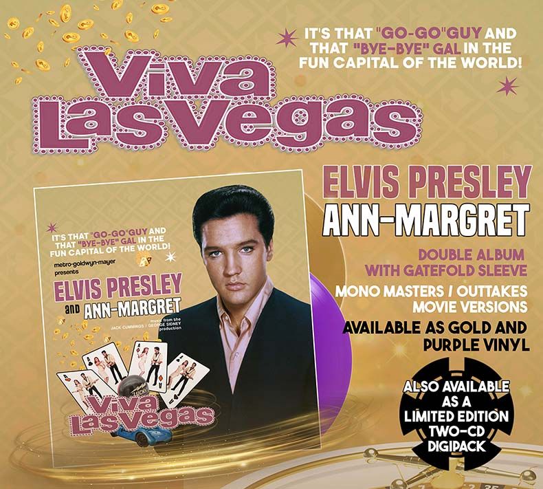 Viva Las Vegas 2LP Gold Vinyl