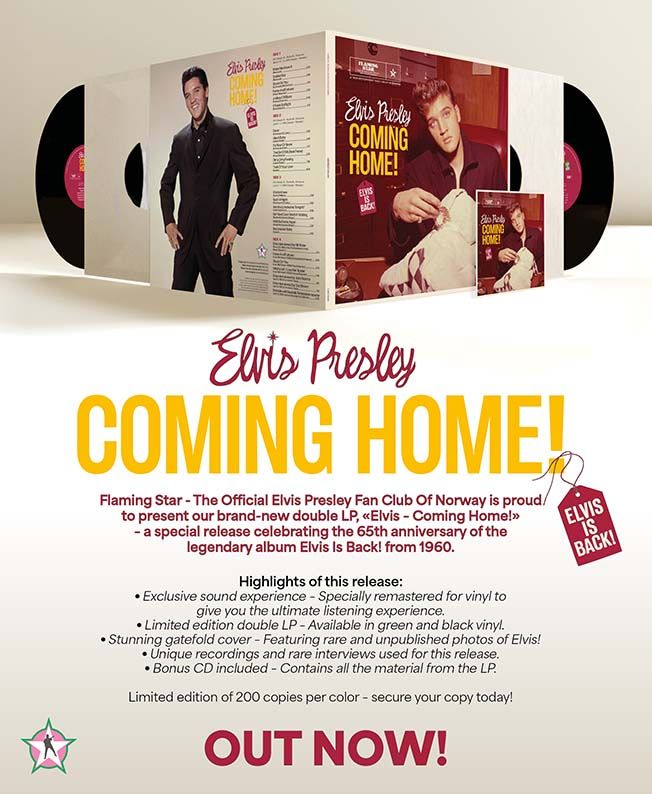 Elvis - Coming Home - Black vinyl​