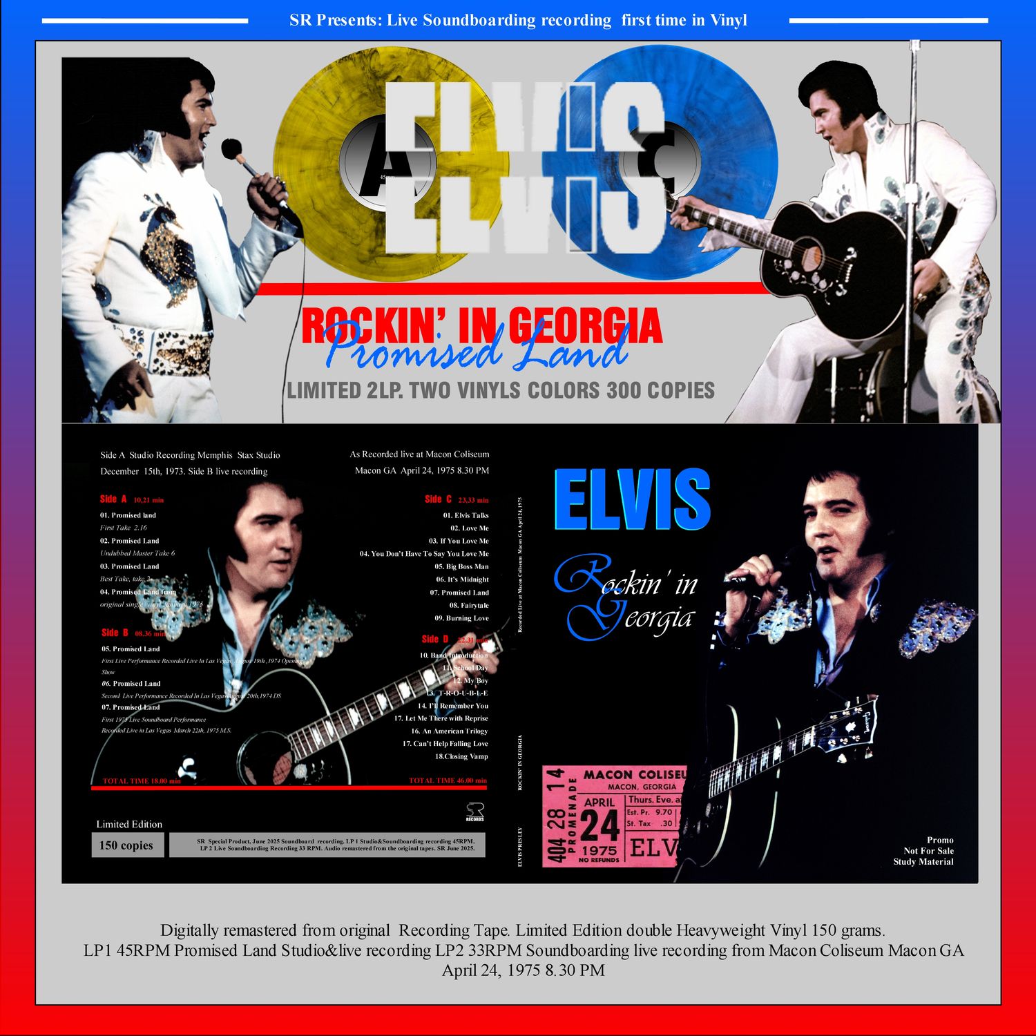 Rockin’ In Georgia - smoked yellow vinyl 2LP