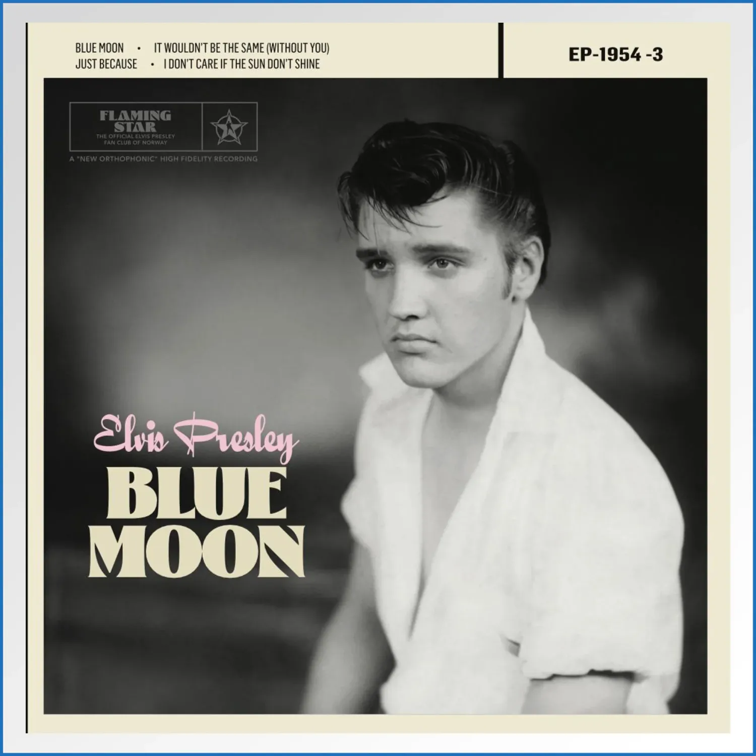 Blue Moon 4 Track EP- Black Vinyl