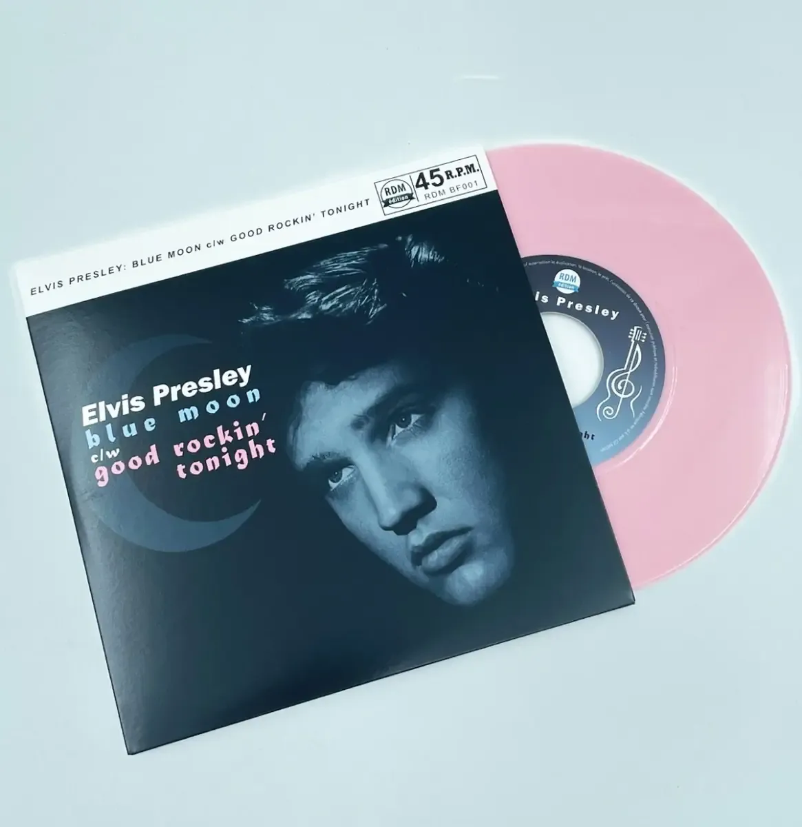 Elvis Presley - Blue Moon / Good Rockin' Tonight (Mono II Stereo) (Pink Vinyl) 45 RPM Exclusive