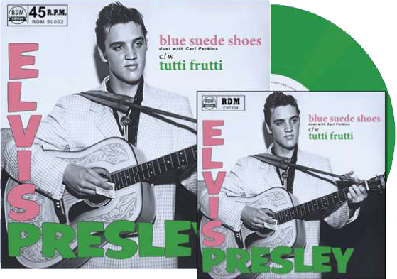 Blue Suede Shoes (duet with Carl Perkins) / Tutti Frutti - Mono II Stereo CD &amp; 45 RPM