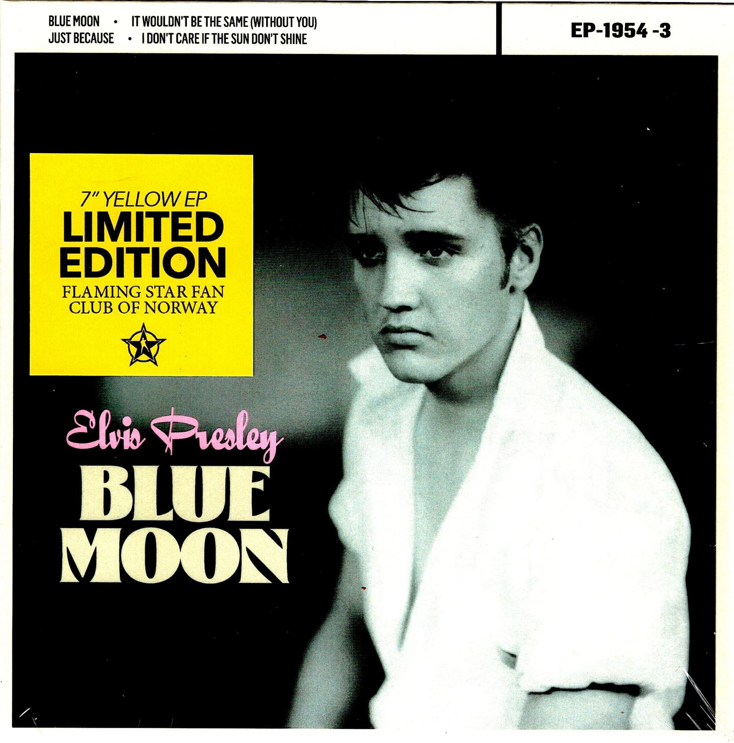 Blue Moon 4 Track EP- Yellow Vinyl