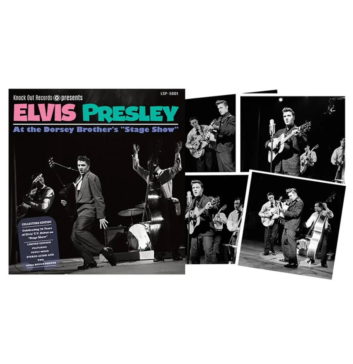 Elvis Presley At The Dorsey Brothers Stage Show LP - Blue Vinyl