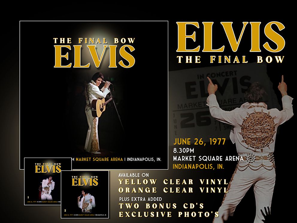 The Final Bow Mixed Orange/Yellow Vinyl +2 CD and Exclusive photo's