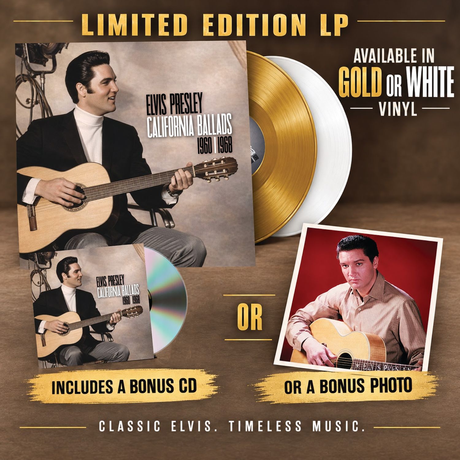 California Ballads  1960 -1968 LP Gold Vinyl