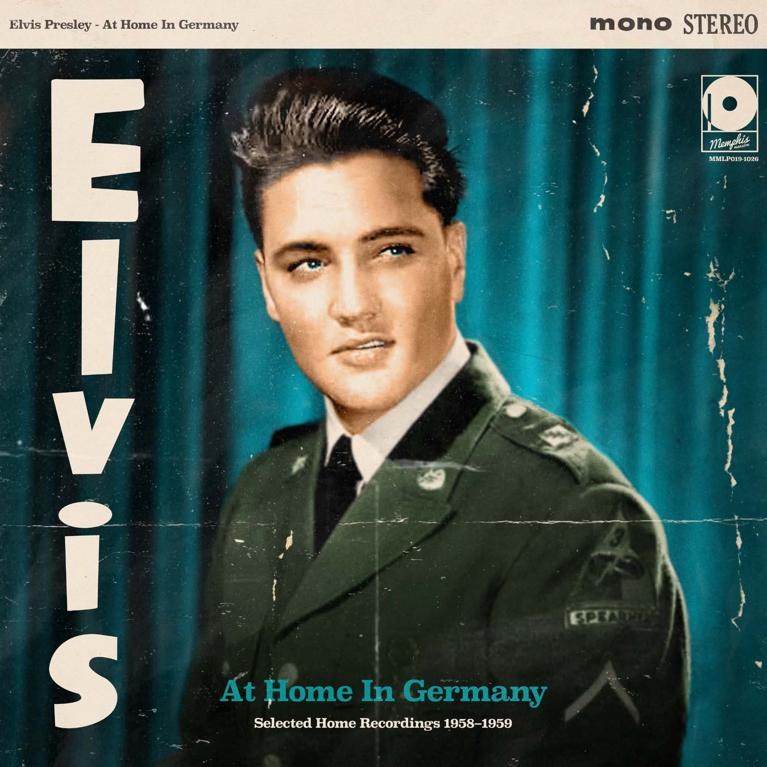 Elvis At Home In Germany - 10" Blue Vinyl