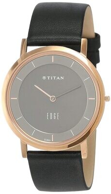 Titan Edge Analog Grey Dial Men&#39;s Watch-NM1595WL09 / NL1595WL09