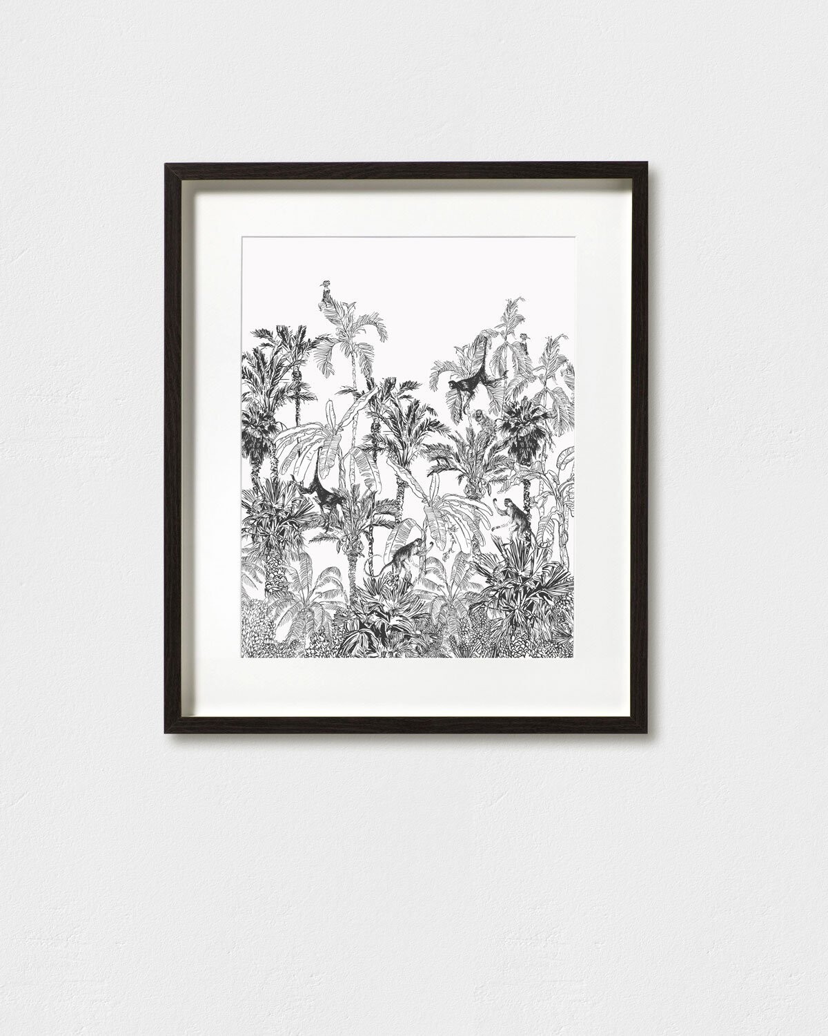 MONKEYS ON THE EDGE | ART PRINT