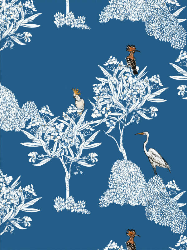 CHINESE BLUE | SEAMLESS PATTERN