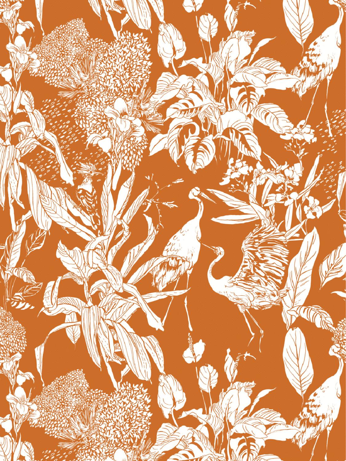 PLANTS IN THE JUNGLE | SEAMLESS PATTERN