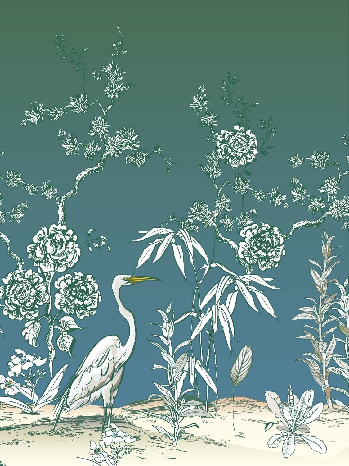 VINTAGE GARDEN | SEAMLESS PANORAMA
