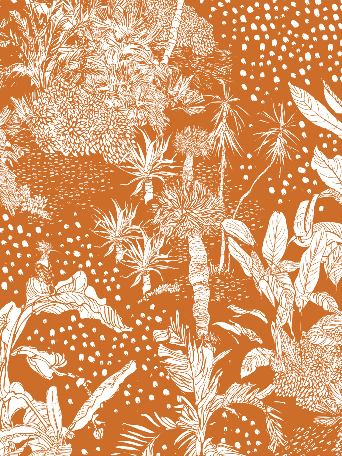 DOTS IN JUNGLE | SEAMLESS PATTERN