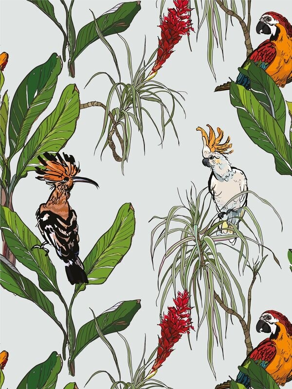 COLORFUL TROPICS | SEAMLESS PATTERN