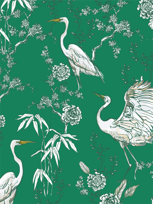 GREEN AND WHITE | SEAMLESS PATTERN