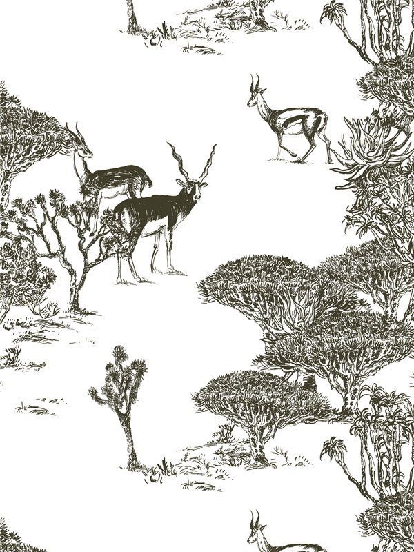 ANTELOPES | SEAMLESS PATTERN