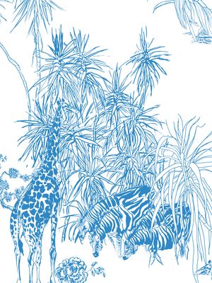 ZEBRAS AND GIRAFFES | SEAMLESS PATTERN