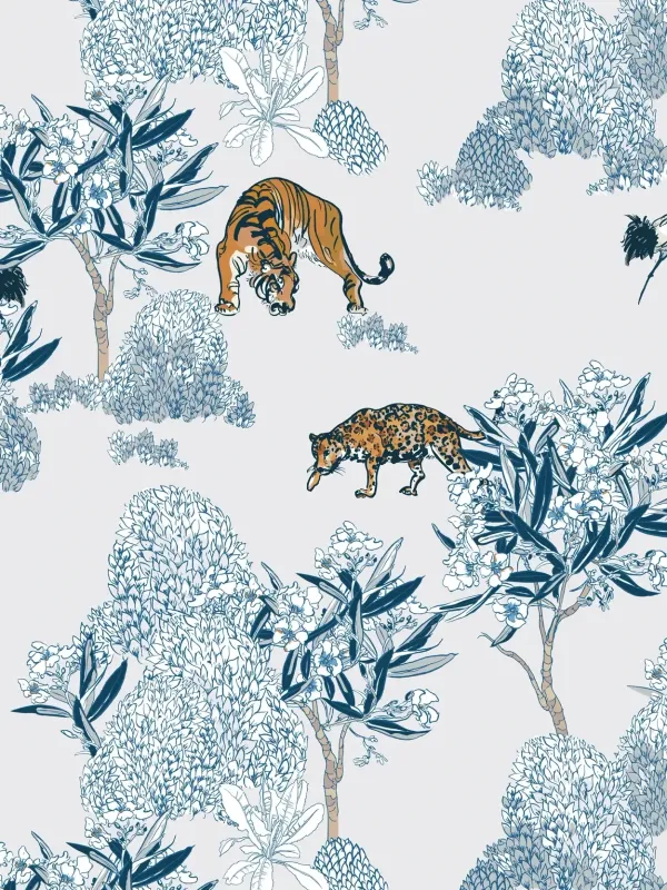 PORCELAIN BLUE | SEAMLESS PATTERN