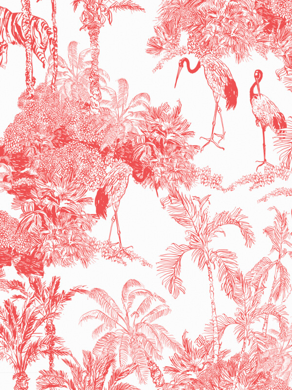 WILDLIFE SCENE | SEAMLESS PATTERN