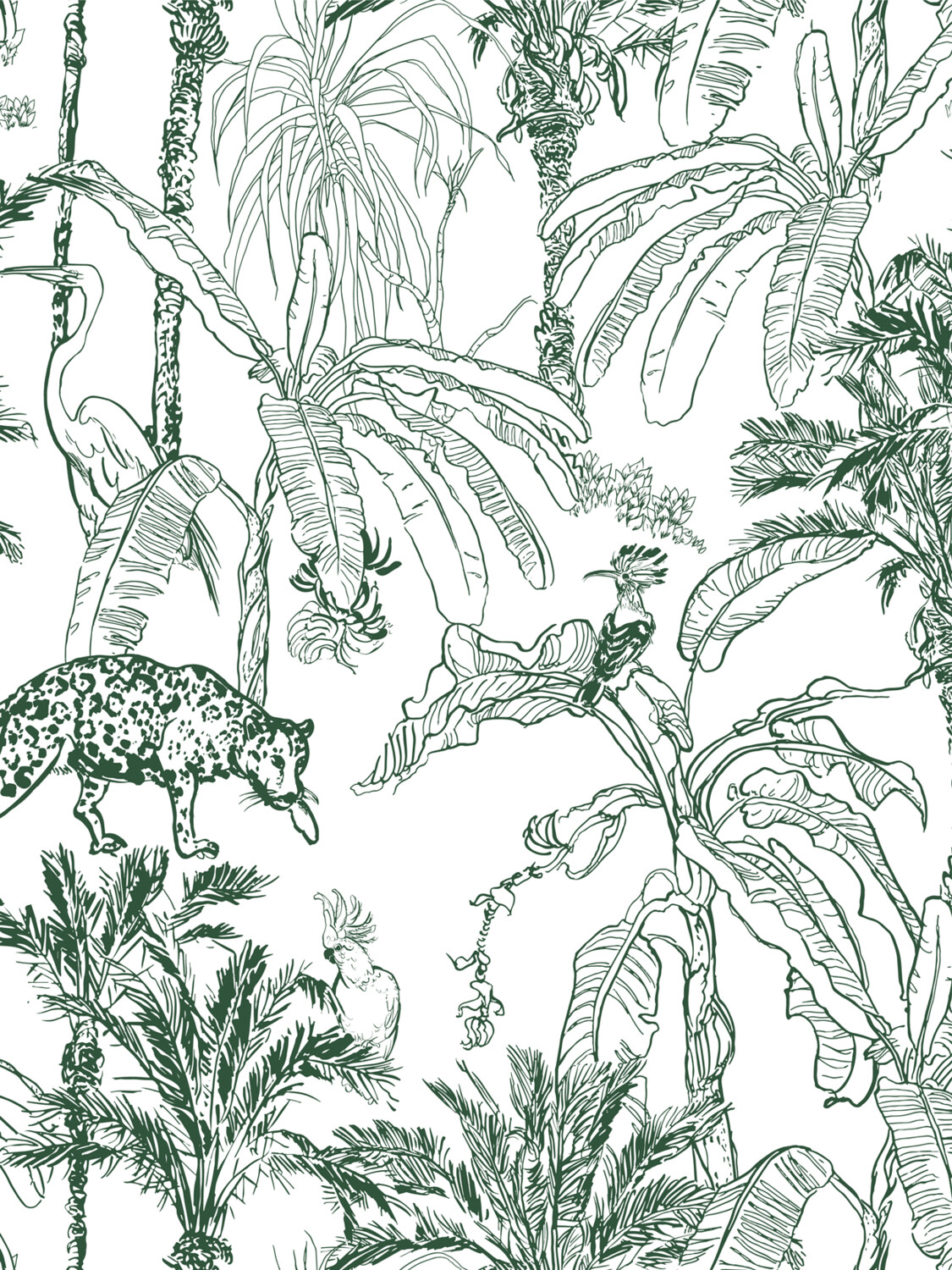 PALM CANOPY | SEAMLESS PATTERN PALM CANOPY | SEAMLESS PATTERN