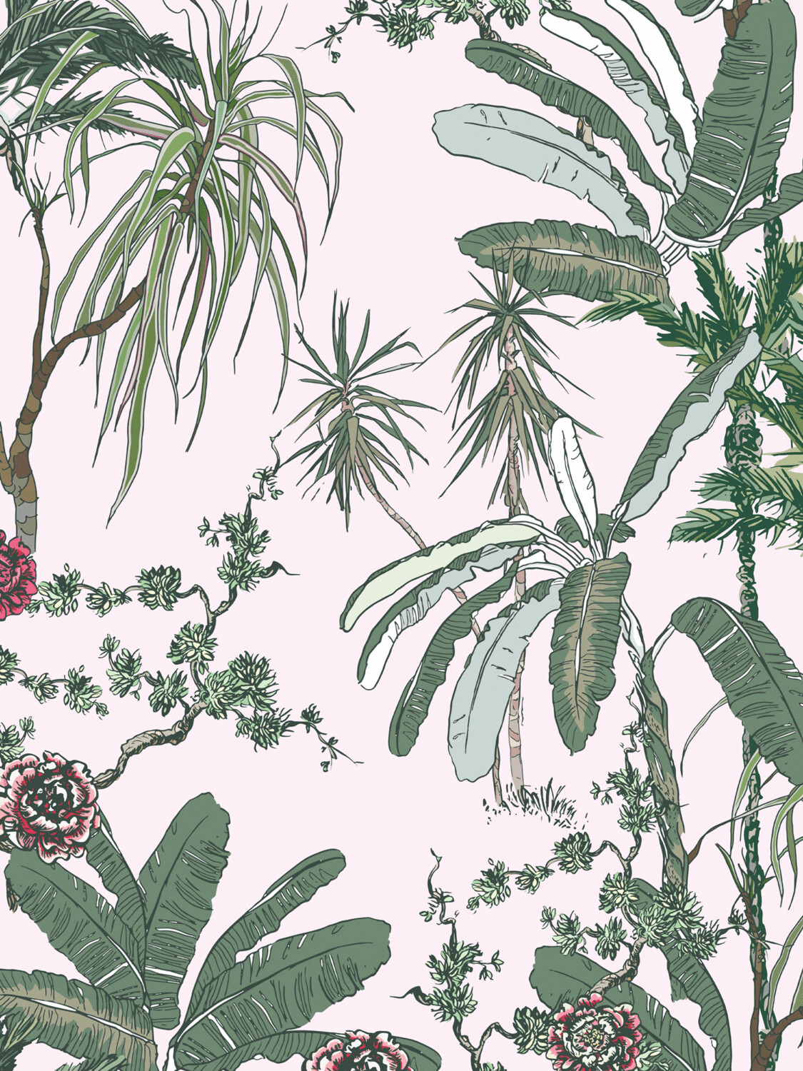 TROPICAL FOREST | SEAMLESS PATTERN TROPICAL FOREST | SEAMLESS PATTERN