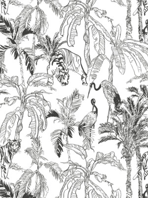 HIDDEN WILDLIFE TOILE | SEAMLESS PATTERN HIDDEN WILDLIFE TOILE | SEAMLESS PATTERN